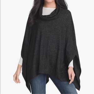 White House Black Market Shrug Poncho